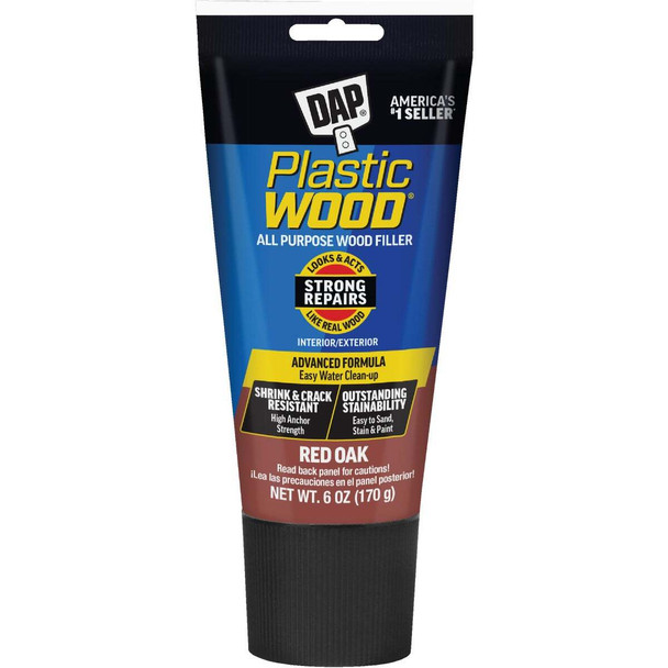 Dap Plastic Wood 6 Oz. Red Oak All Purpose Wood Filler 7079800583