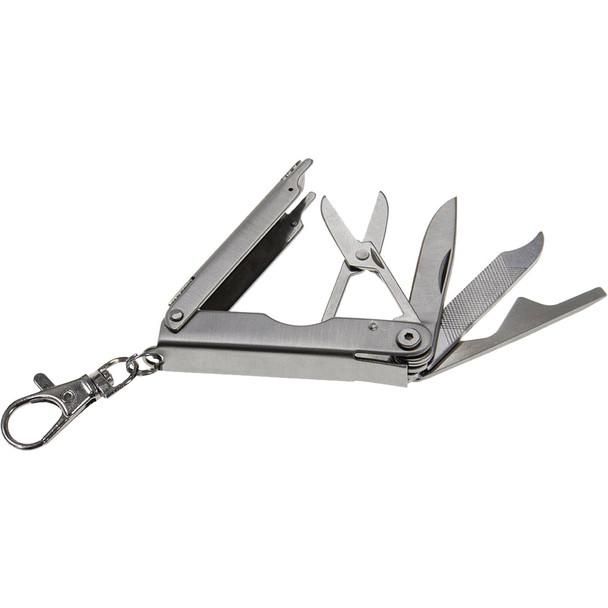 Lucky Line Utilicarry 6-In-1 Stainless Steel Compact Micro Tool U10401