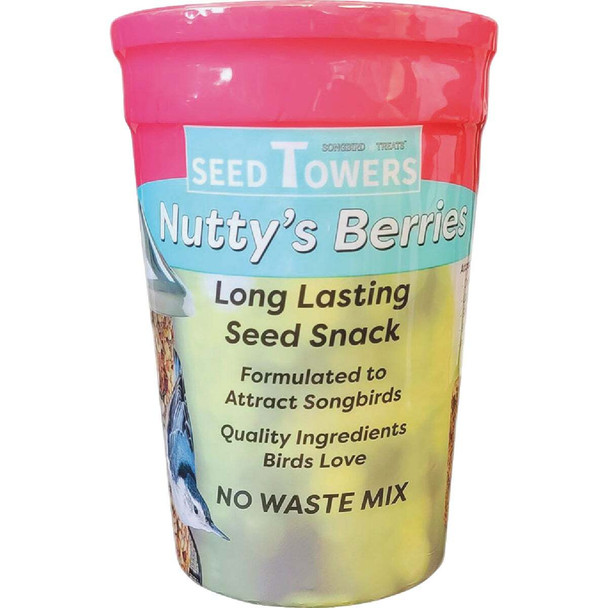Wildlife Sciences Songbird Treats 15.5 Oz. Nutty's Berries Seed Tower 924