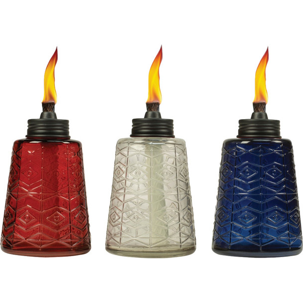 Tiki 6 In. Glass Table Torch 1117060 Pack of 6