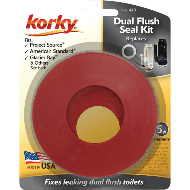 Korky Flush Valve Seal Kit for Dual Flush Valve Seals (3-Pack) 440BP