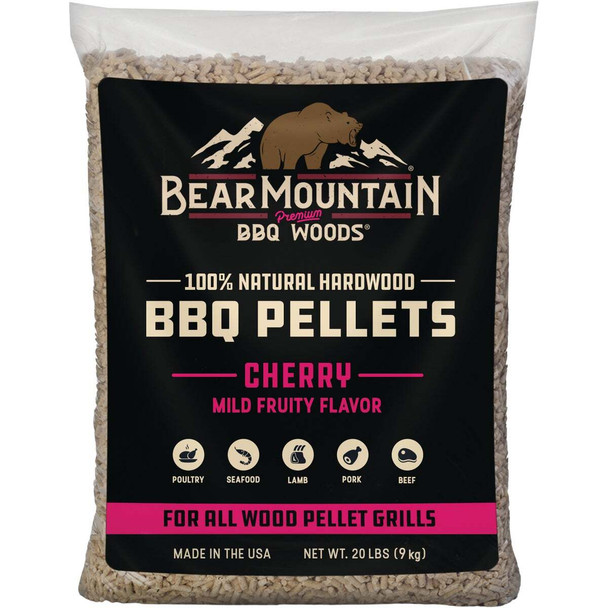 Bear Mountain BBQ Premium Woods 20 Lb. Cherry Wood Pellet FK13