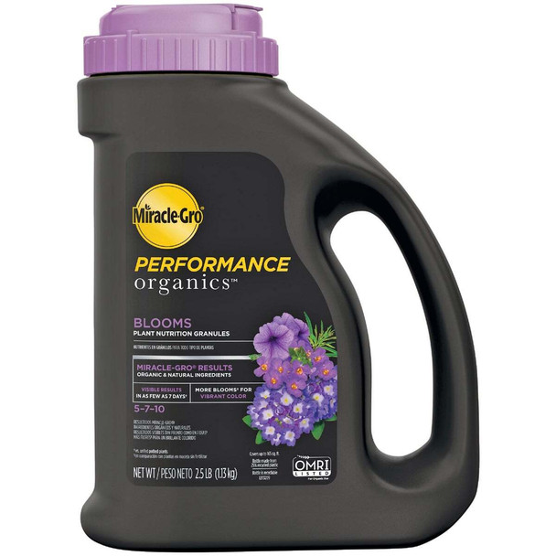 Miracle-Gro Performance Organics 2.5 Lb. Blooms Plant Nutrition Granules 3005710