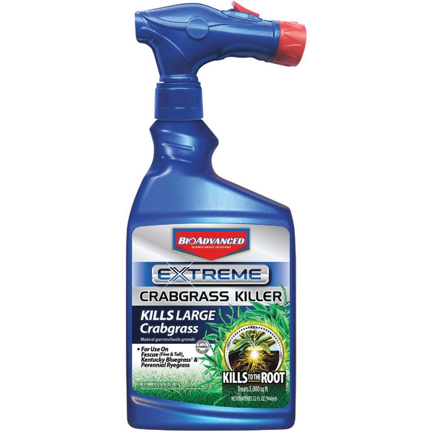 BioAdvanced Extreme 32 Oz. Ready To Spray Hose End Crabgrass Killer 704119A