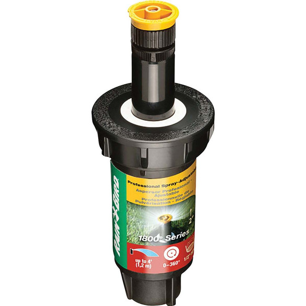 Rain Bird 2 In. Full Circle Adjustable 4 Ft. Rotary Sprinkler 1802AP4