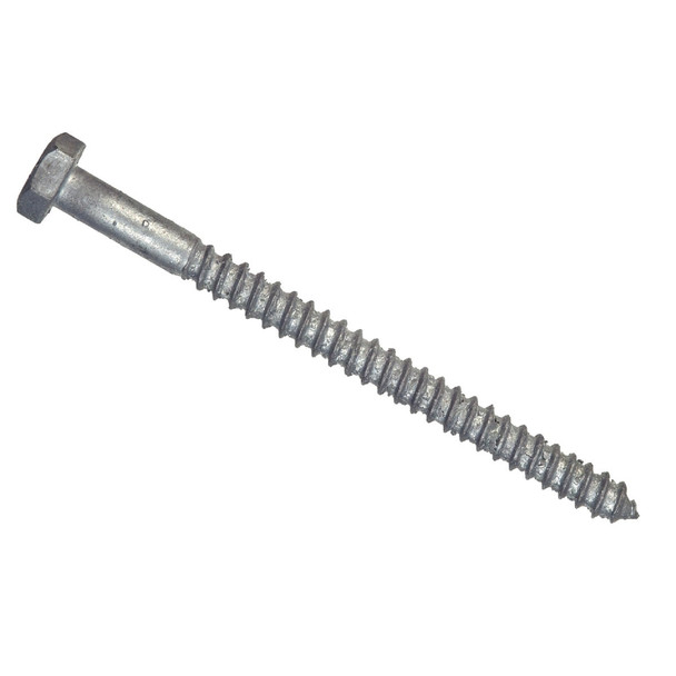 Hillman 5/16 In. x 2-1/2 In. Galvanized Hex Lag Screw (100-Count) 812039