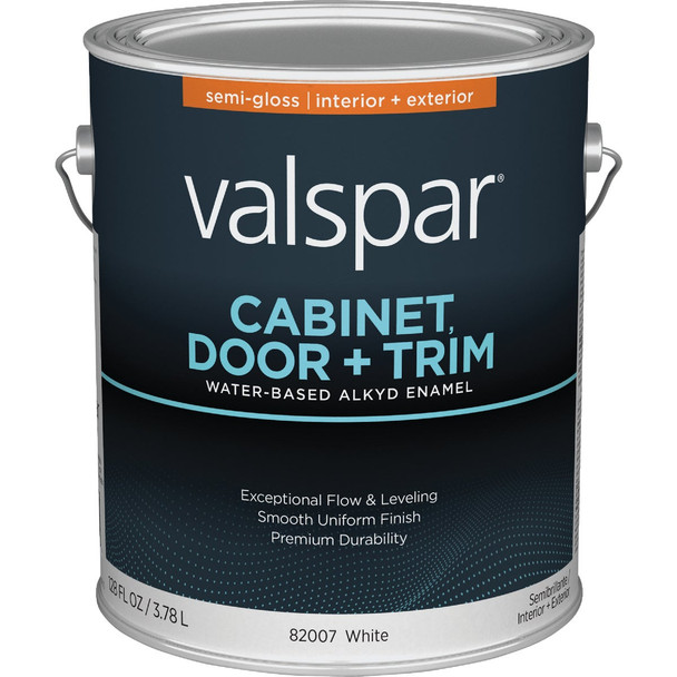 Valspar Cabinet, Door, & Trim Int S/G White Enamel 028.0082007.007