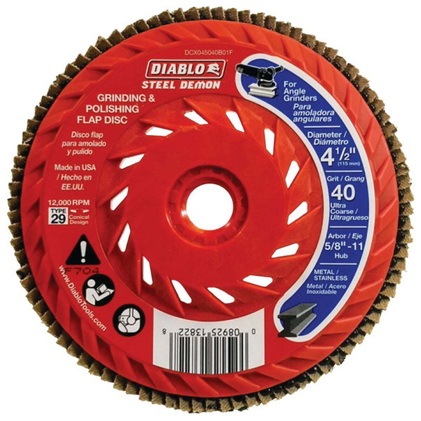 Diablo 40g Flap Disc DCX045040B01F