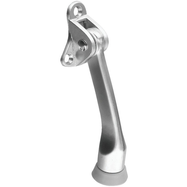 National Hardware 4 In. Satin Chrome Kickdown Door Holder N273-532