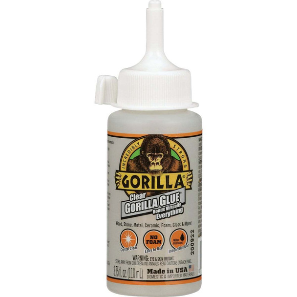 Gorilla 3.75 Oz. Clear All-Purpose Glue 4537502