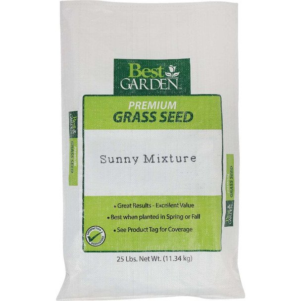 Best Garden 25 Lb. 7500 Sq. Ft. Coverage Full Sun Grass Seed 71095
