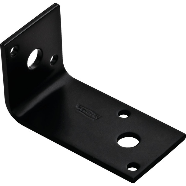 National Hardware Black Heavy Duty Offset Leg Corner N351-481