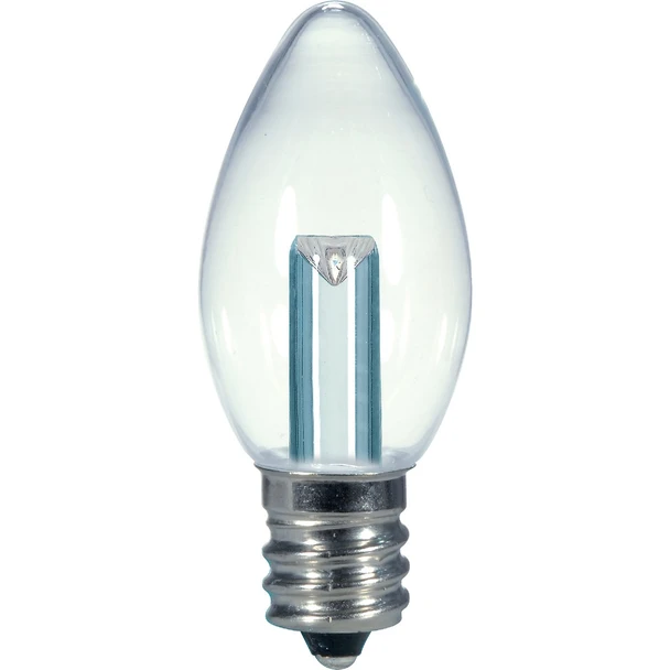 Satco 0.5w C7 Led 27k Clr Bulb S9156