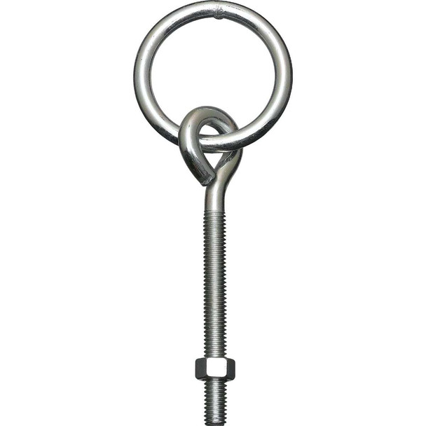 National Hardware 3/8 In. x 5-1/8 In. Zinc Ring Eye Bolt N220-632