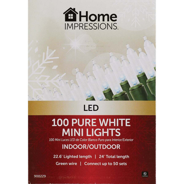 Home Impressions Clear 100-Bulb Mini LED Light Set KT-LED-2411