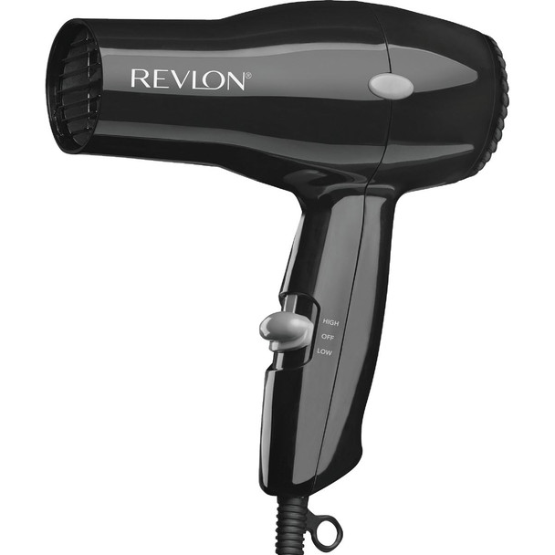 Revlon Essentials 1875W Black 2 Heat Compact Hair Dryer RVDR5034