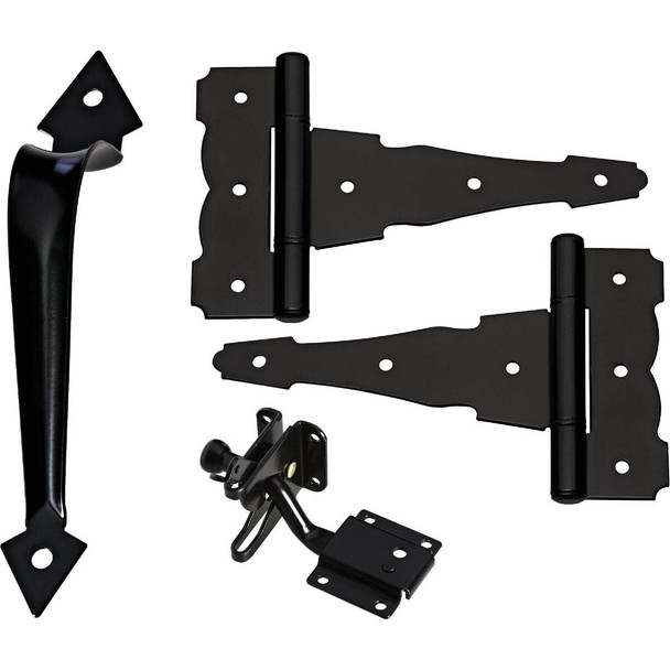 National Hardware Black Decorative Gate Kit N343-467