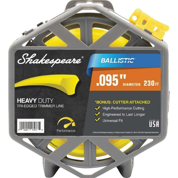 Shakespeare Ballistic 0.095 In.x 230 Ft. Universal Trimmer Line 17477
