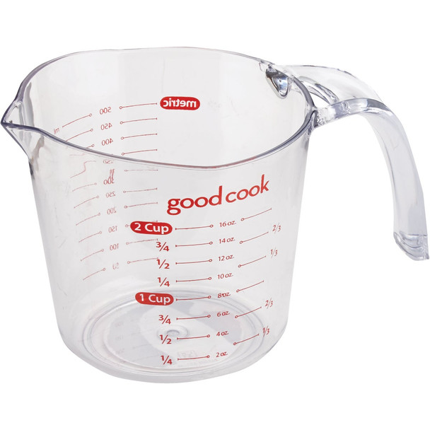 Goodcook 2 Cup Clear Plastic Measuring Cup 19864