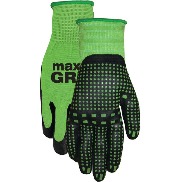 Midwest Quality Glove Max Grip Men's Small/Medium Nitrile Coated Glove 93-L