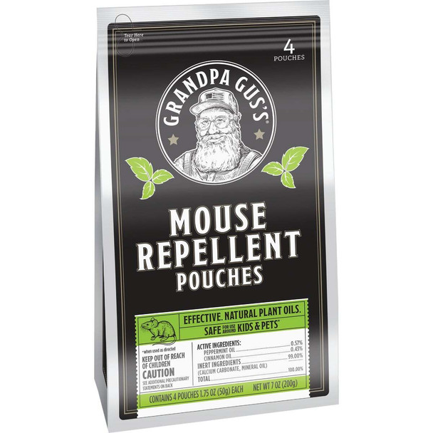 Grandpa Gus's Granular All Natural Mouse Repellent Pouch (4-Pack) GPR-4-15