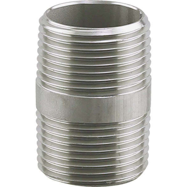 PLUMB-EEZE 3/8 In. MIP x 2 In. Stainless Steel Nipple U2-SSN-0320