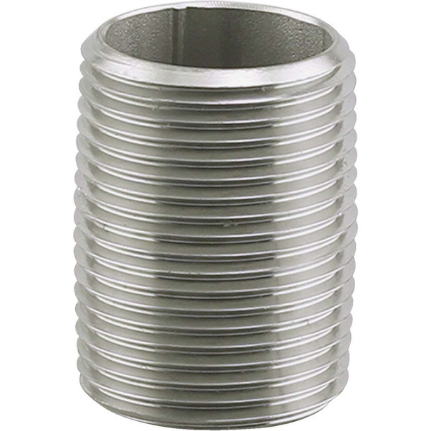 PLUMB-EEZE 1/2 In. MIP x Close Stainless Steel Nipple U2-SSN-05