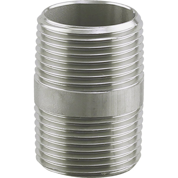 PLUMB-EEZE 1 In. MIP x 3 In. Stainless Steel Nipple U2-SSN-1030