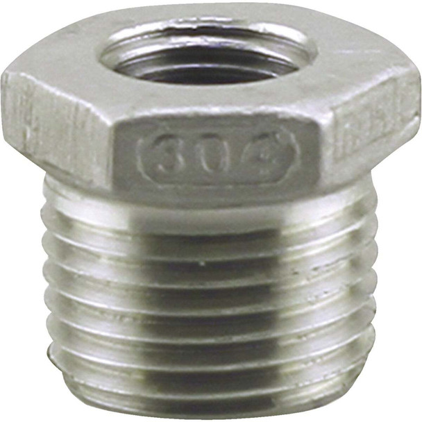 PLUMB-EEZE 1 In. MIP x 3/4 In. FIP Stainless Steel Bushing U2-SSB-1007