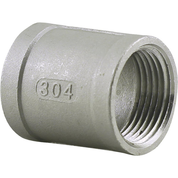 PLUMB-EEZE 3/4 In. FIP Stainless Steel Coupling U2-SSC-07