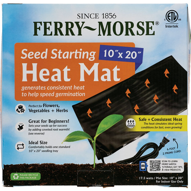 Ferry Morse 10 In. x 20 In. 17.5W Seedling Heat Mat KHEATMAT-8