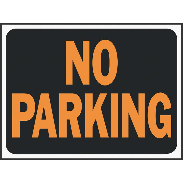 Hy-Ko 9x12 Plastic Sign, No Parking 3012 Pack of 10