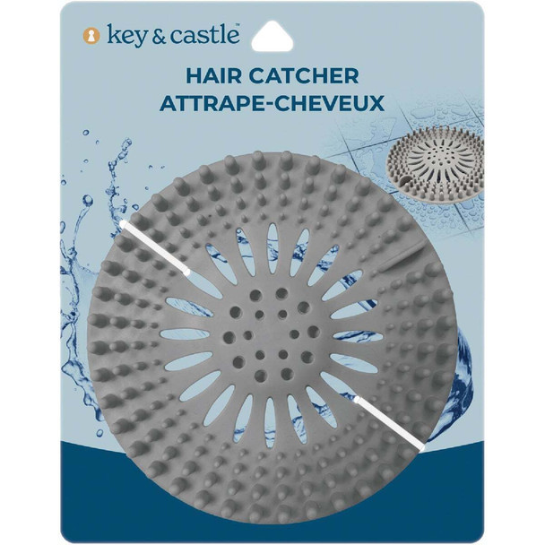Key & Castle Hair Catcher Drain Cover 16759 Pack of 6
