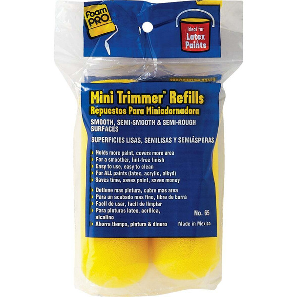 FoamPro Mini Trimmer 4 In. Foam Roller Cover (2-Pack) 65