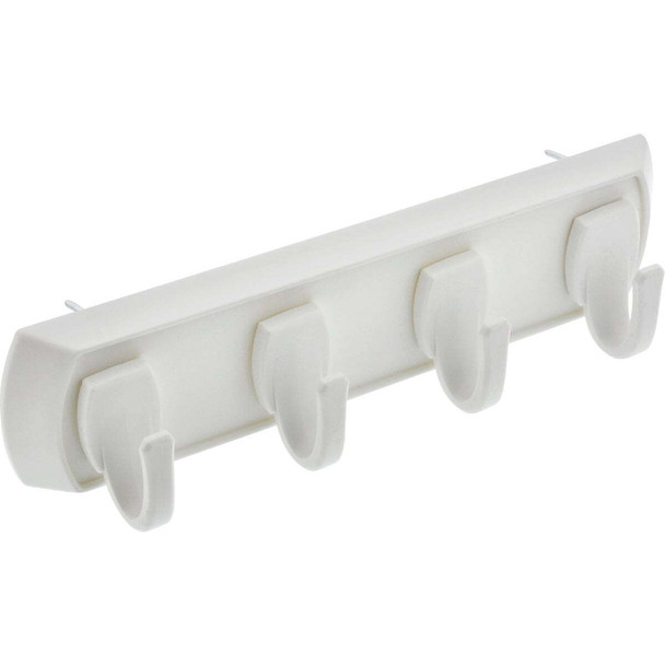 Hillman High and Mighty 5 Lb. Capacity White Key Rail 515304