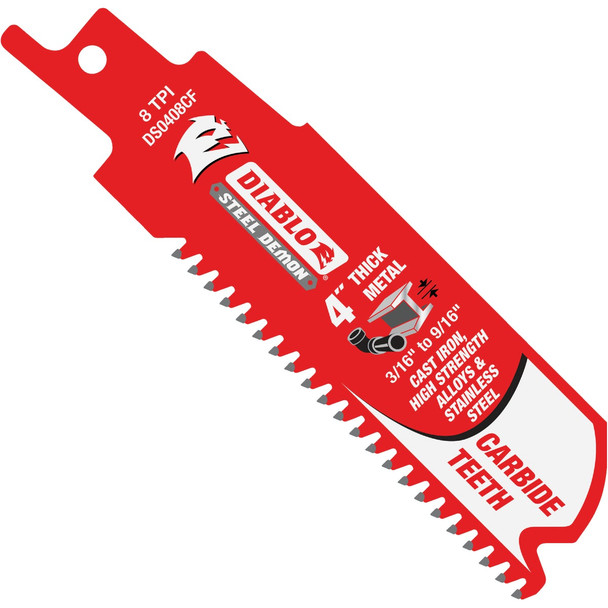 Diablo 3pk 4" 8t Recip Blade DS0408CF3