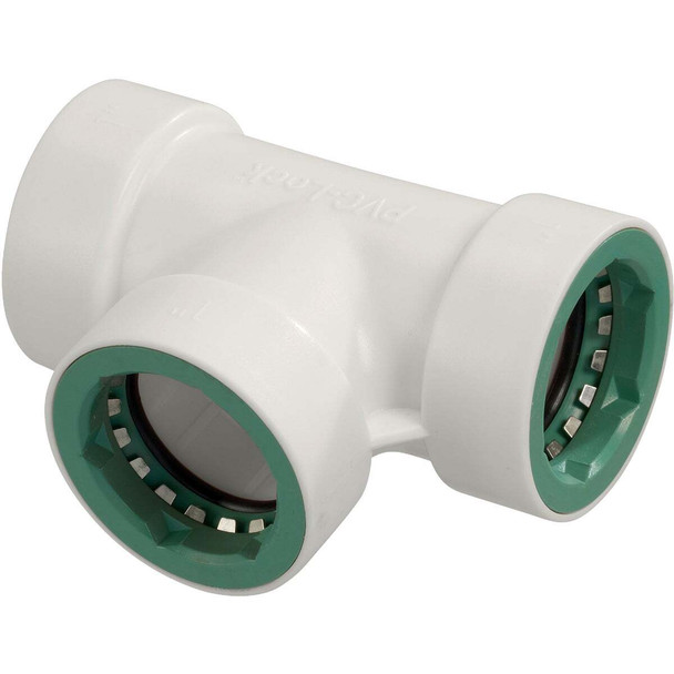 Orbit 1 In. x 1/2 In. PVC-Lock Tee 35672