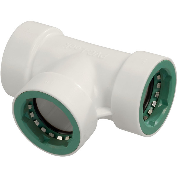 Orbit 1 In. x 1/2 In. PVC-Lock Tee 35672