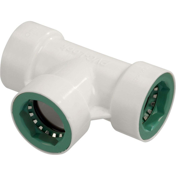 Orbit 3/4 In. x 1/2 In. PVC-Lock Tee 34770