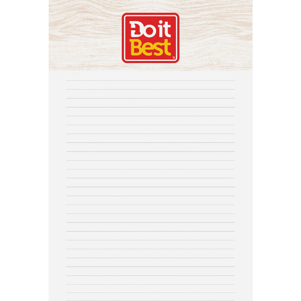Do it Best 5 In. x 8 In. Lined 50-Sheet Note Pad 9405DIB Pack of 6