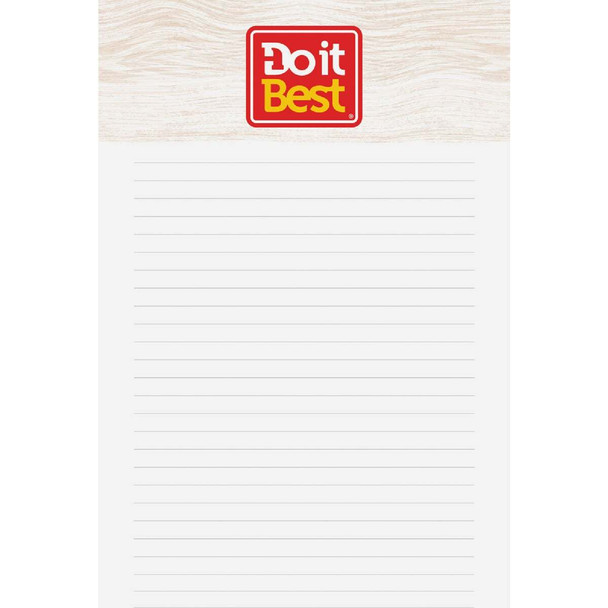 Do it Best 5 In. x 8 In. Lined 50-Sheet Note Pad 9405DIB Pack of 6