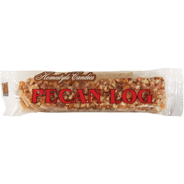 Crown 2.5 Oz. Pecan & Caramel Pecan Log 111915 Pack of 12