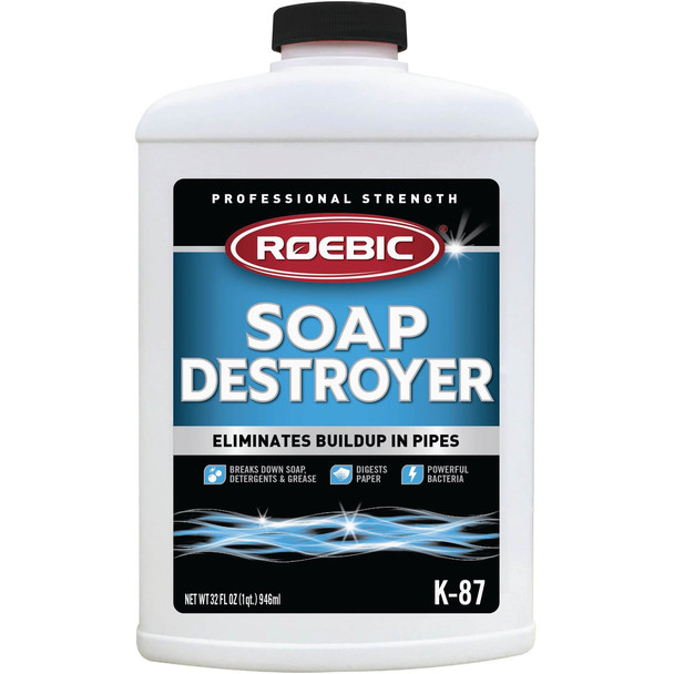 Roebic 32 Oz. Soap Destroyer Drain Opener & Cleaner K87SD-Q-12