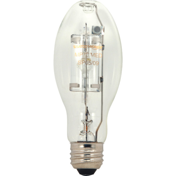 Satco 100W Clear ED17 Medium Metal Halide High-Intensity Light Bulb S5858