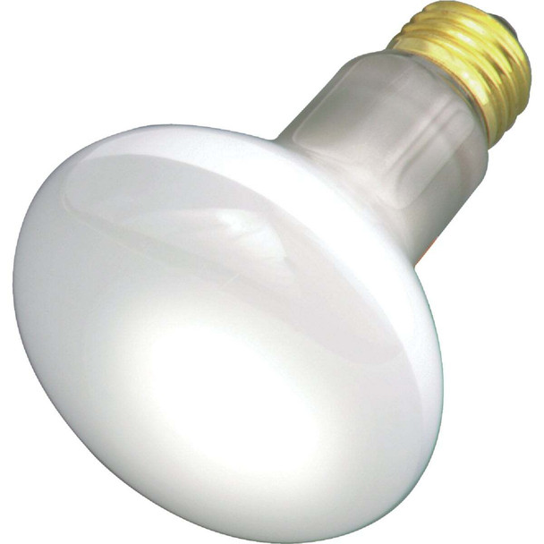 Satco 30W Frosted Medium Base R20 Reflector Incandescent Floodlight Light Bulb