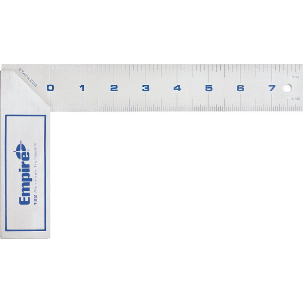 Empire True Blue 8 In. L English Heavy-Duty Try Square 122