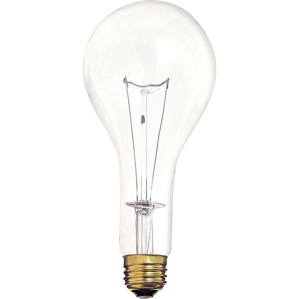 Satco 300W Clear Medium Base PS25 Incandescent High Wattage Light Bulb S4959