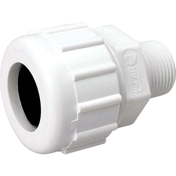 B&K 2 In. Compression x 2 In. MIP PVC Union Adapter 161-108