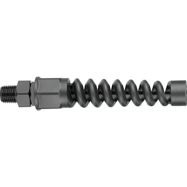 Flexzilla Pro 1/4 In. Barb 1/4 In. MNPT Reusable Air Hose End RP900250