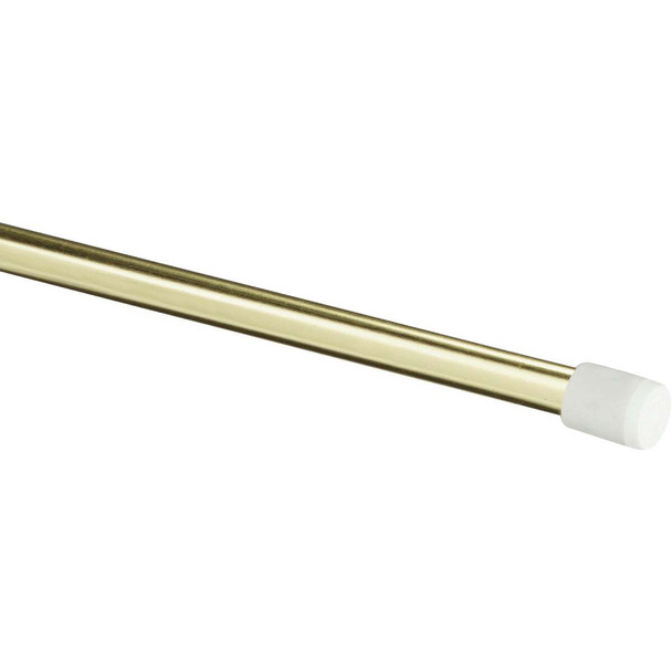 Kenney Strafford 18 In. To 28 In. 7/16 In. Spring Tension Rod, Brass KN630/3NP